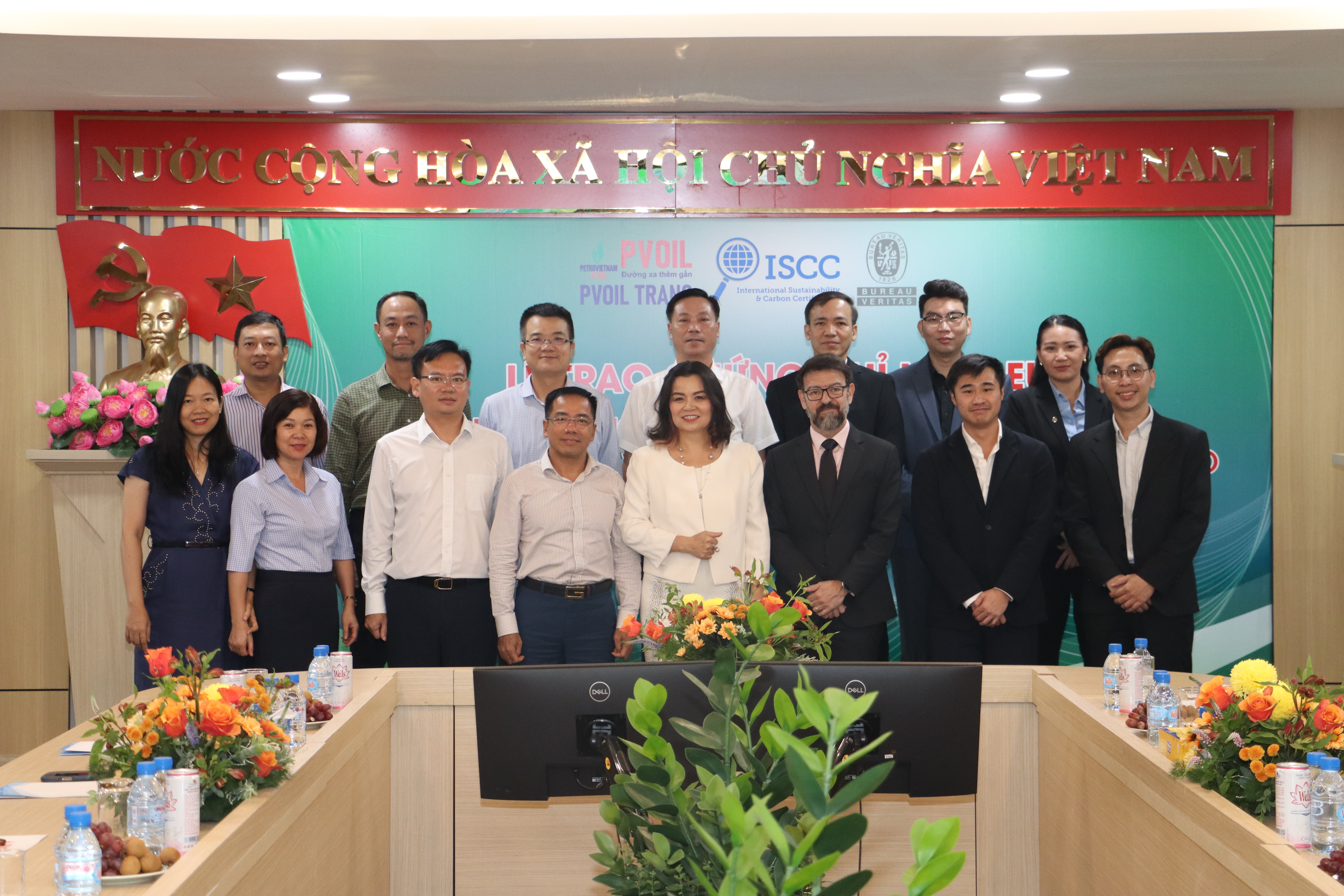 PVOIL TRANS đón nhận Chứng chỉ Quốc tế về phát triển bền vững và carbon (ISCC EU) từ Bureau Veritas Certification Vietnam