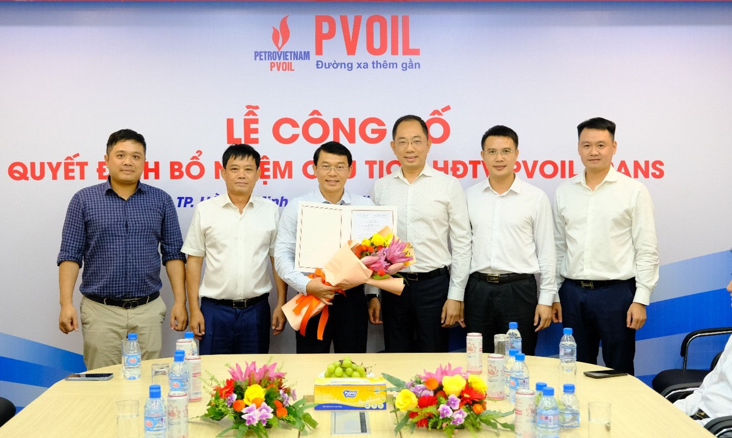 PVOIL Trans tổ chức Lễ công bố Quyết định bổ nhiệm Chủ tịch HĐTV